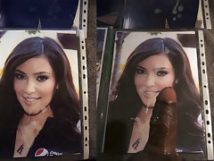 Cum tribute to Kim Kardashian 02