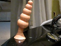 Wife is away, the make will play Anal dildo solo play