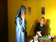 Desperate Nun fucked in disguise