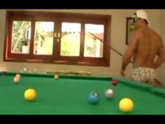 Carol Sampaio fucked on the pool table