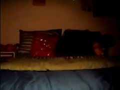 18Yo Black Teen Delilah Teasing Hard In Her Bed