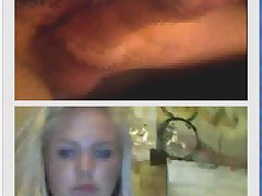 Omegle jerking blondie girls feet