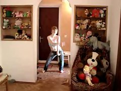 Sexy Redhead Teen Dance