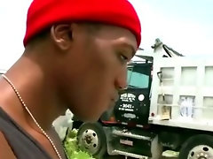 Black gangsta agrees to taste white cock