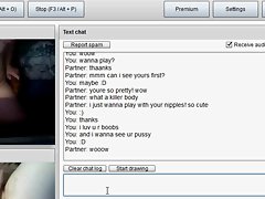american luscious barely legal teen play with a artificial young lady on chatroulette