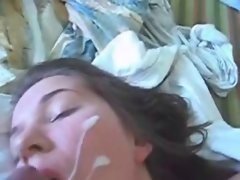 Teen fucked and facialized
