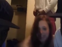 White Girl and 4 Black Guys on Cam