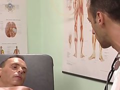 Horny doctor drilling his patient's ass