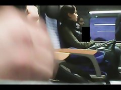 jerking next to turkish girl on train