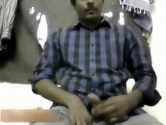 indian man wanks no cum